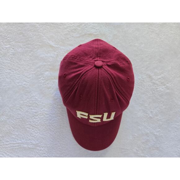 Nike Team Hat Florida State Seminoles Men’s OSFM Stretch Fitted Red FSU Cap - Picture 7 of 7